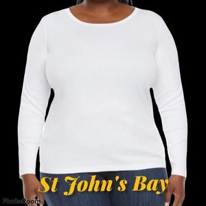 Plus Size Crew Neck Long Sleeve T-Shirt